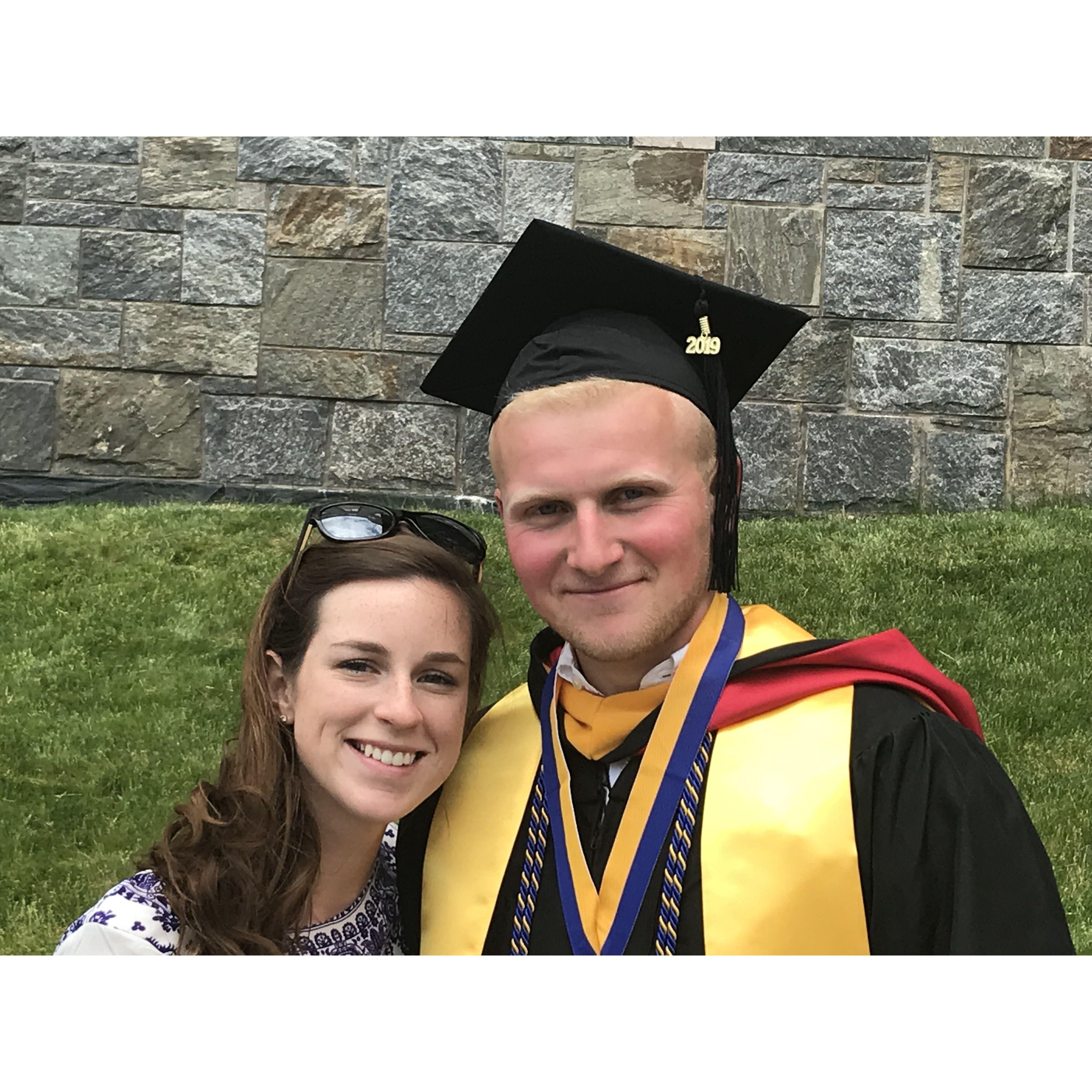 Attended first of many graduations for Dan!