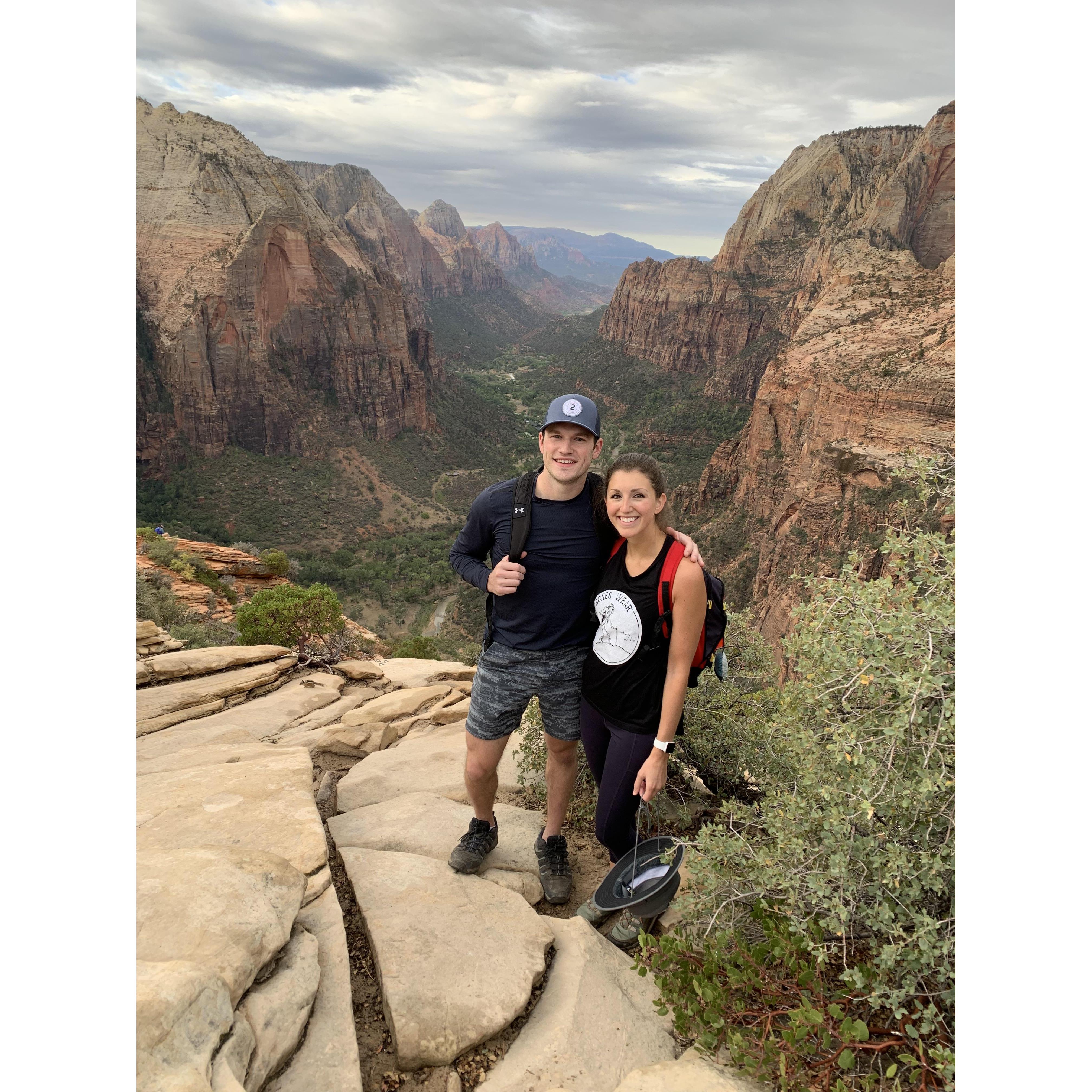 Angel's Landing at Zion National Park