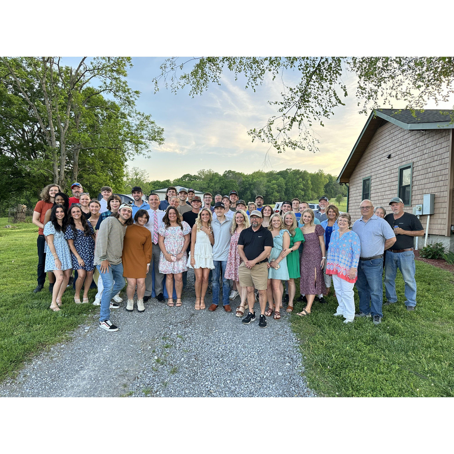 Our sweet friends and family at the engagement party