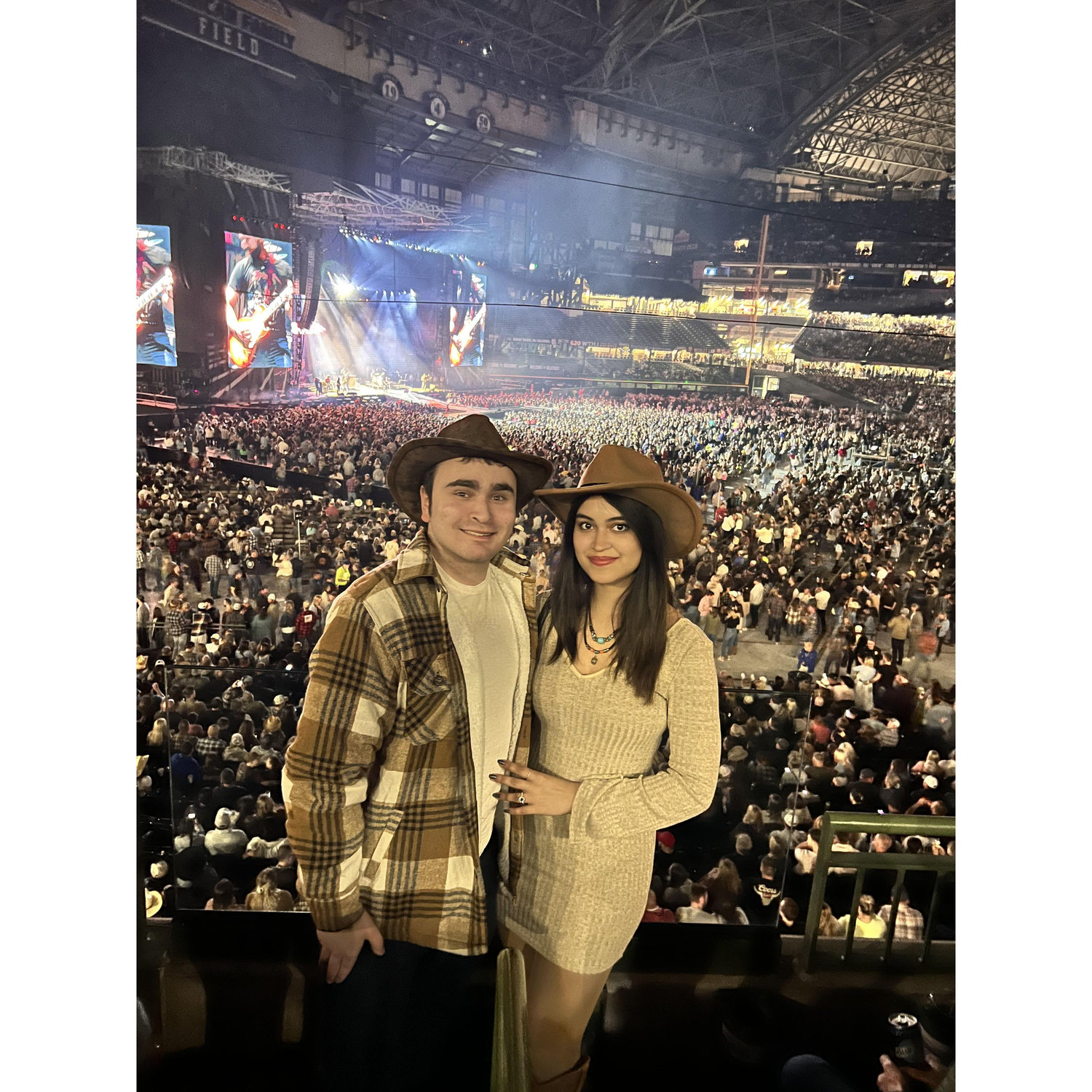 Our first concert together in Milwaukee, WI