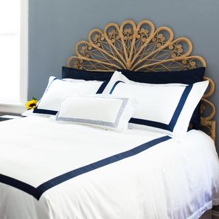 Banded Organic Duvet Cover