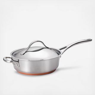 Nouvelle Copper Covered Saute Pan