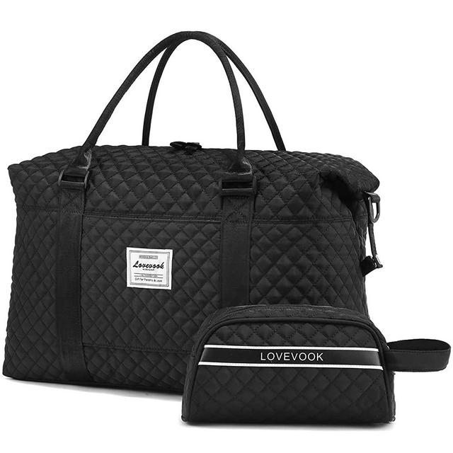 LOVEVOOK Weekender Bag for Women Cute Travel Tote Bag Gym Duffel Bag with Toiletry Bag Carry On Bag Overnight Bag with Wet Pocket Hospital Bag for Labor and Delivery