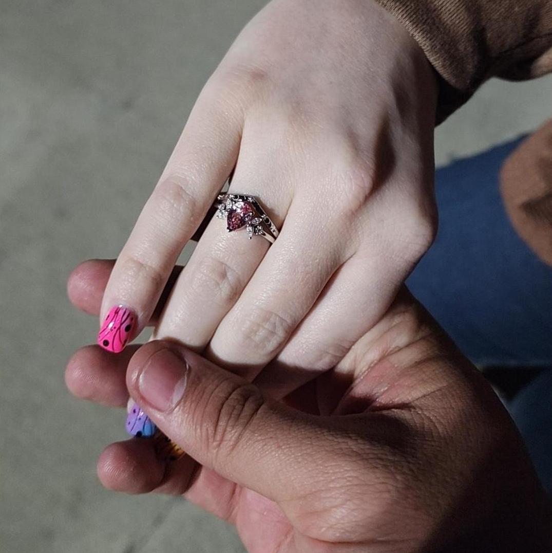 The promise ring he gifted her when they both knew.