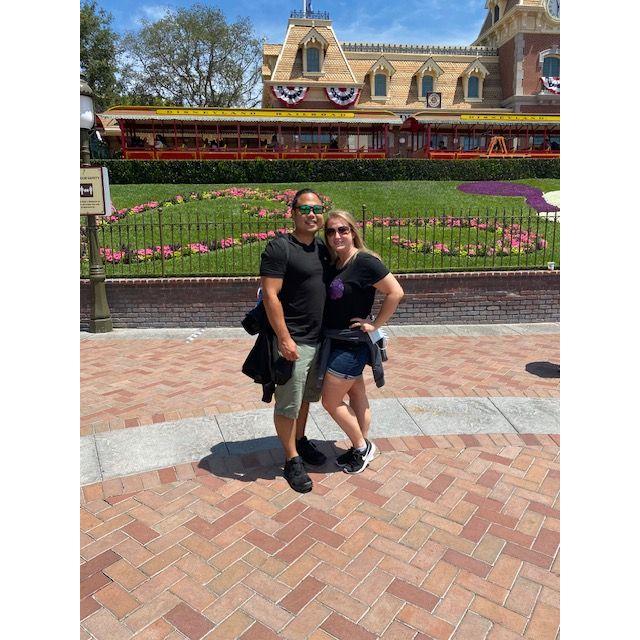our first Disneyland trip together