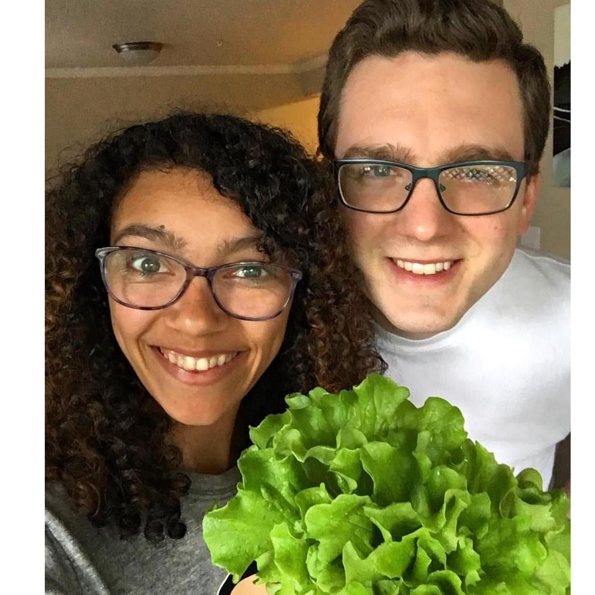 Kirk and Tori love to grow vegetables in a garden or on their porch!