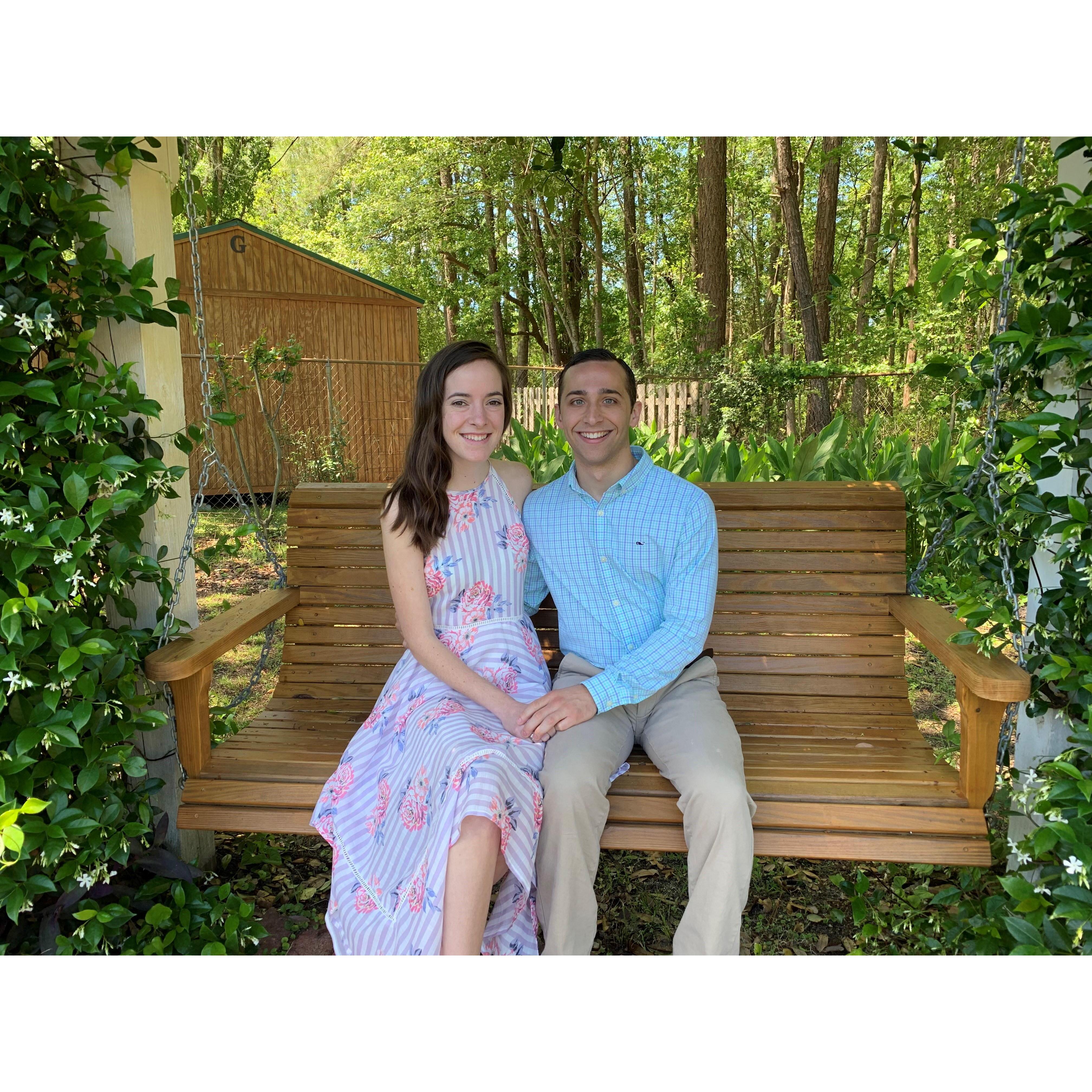 Our first Easter together, spent with Tyler's family.