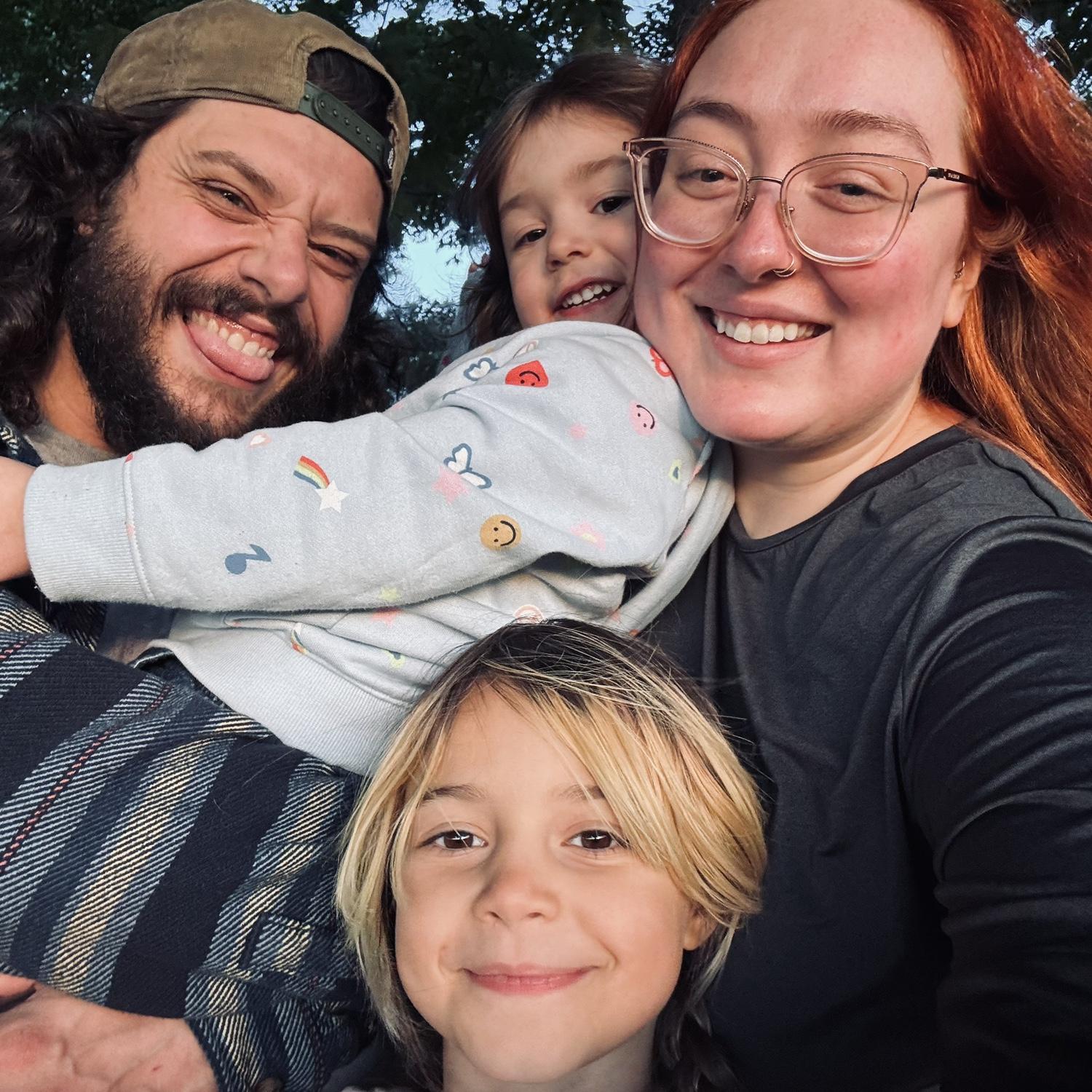 Family camping pic