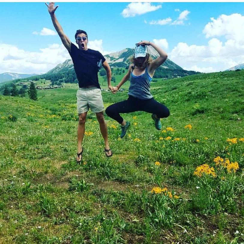 Backpacking into Crested Butte with our besties