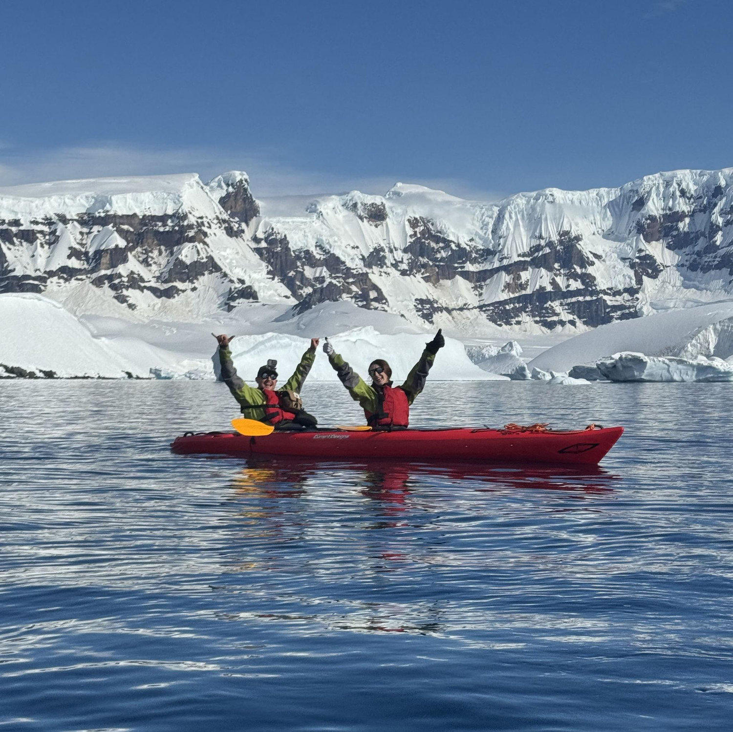 Kayaking in Antarctica!