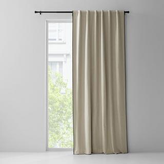 Merrow Stitch Organic Cotton Blackout Window Curtain Panel