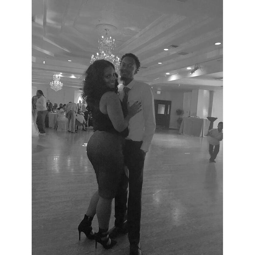 Taking over the dance floor with my love. Wedding Reception 2018