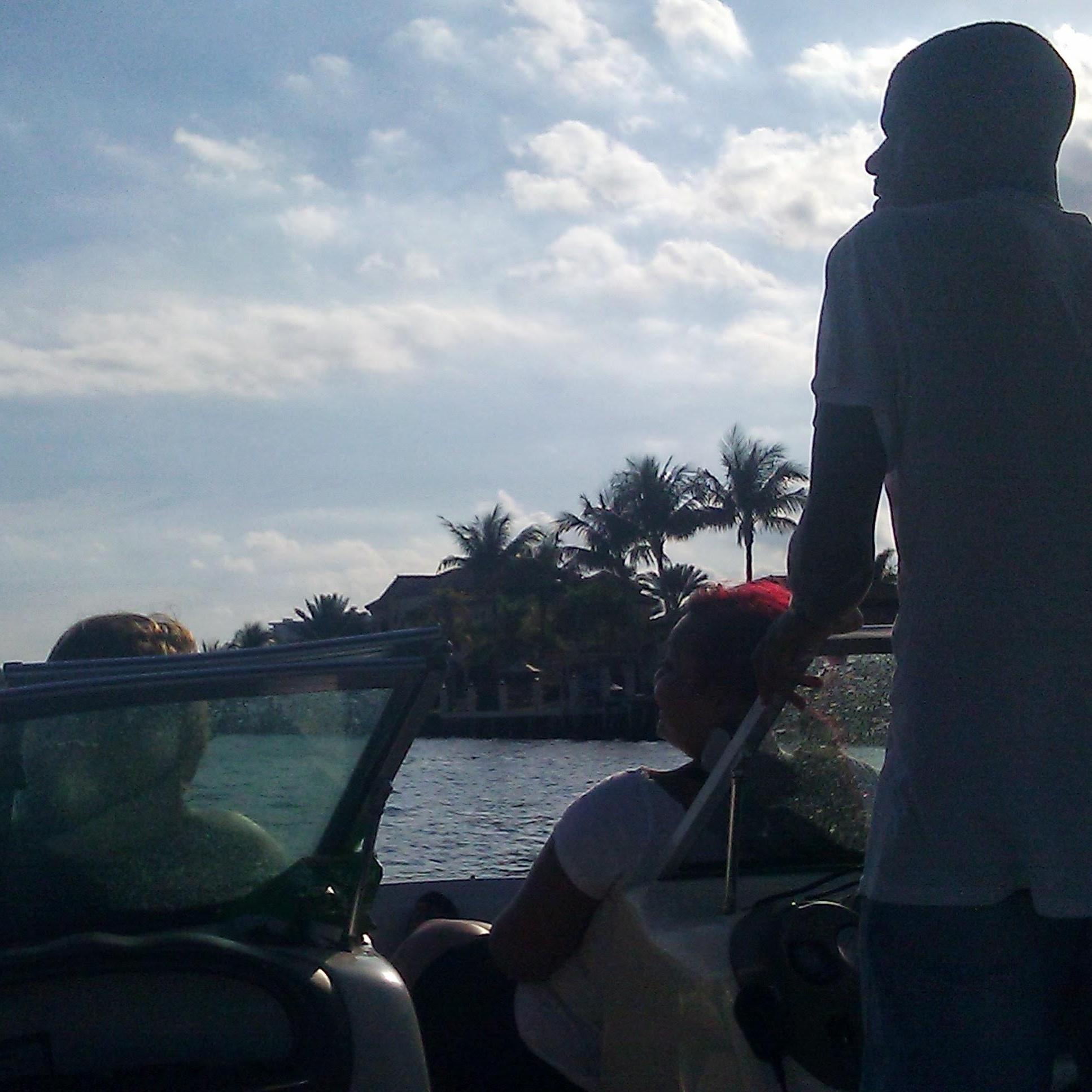 Cruising down the intercoastals of Miami/Ft. Lauderdale area with Mari and Lai.