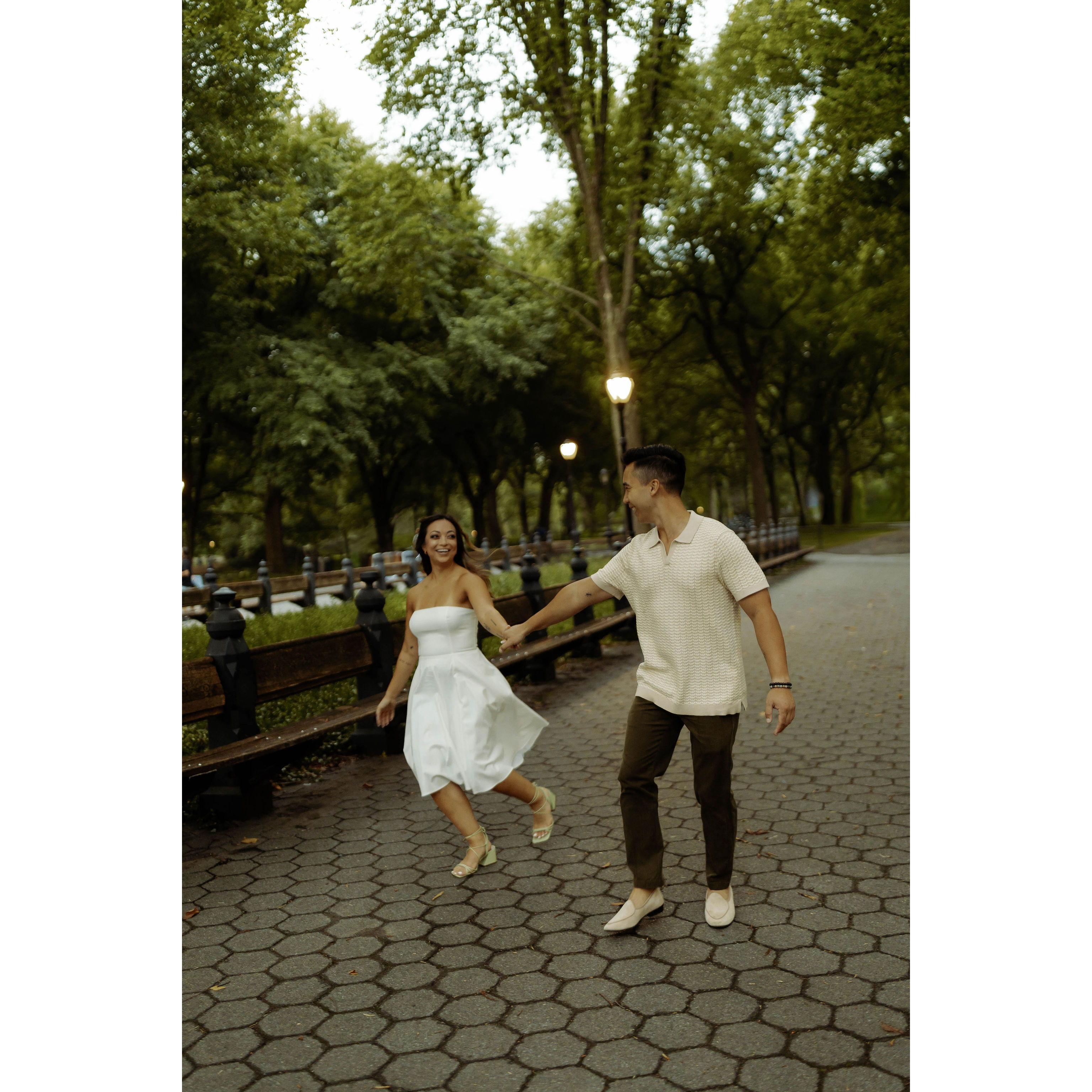 moved back to NYC and began the wedding planning era.