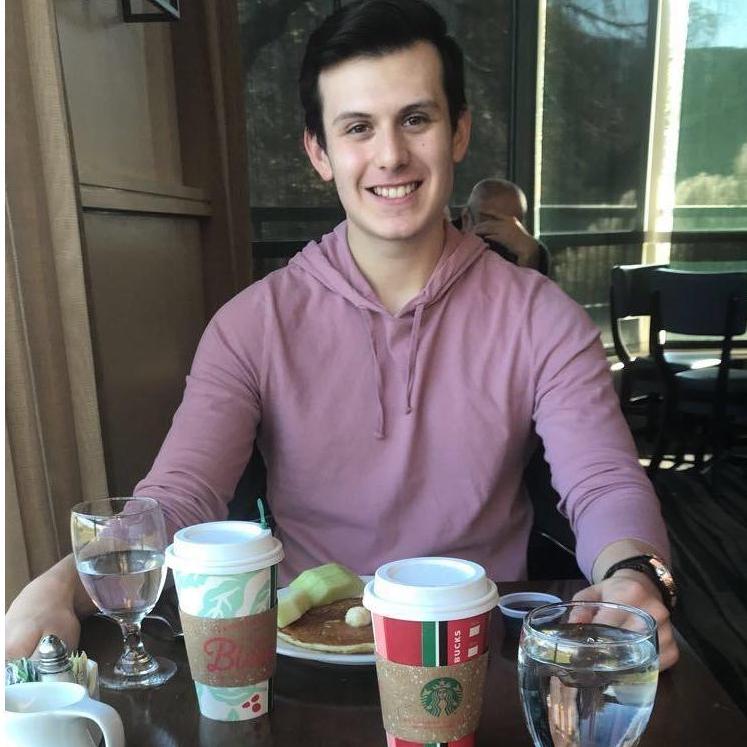 Him at breakfast at Lansdowne Resort
