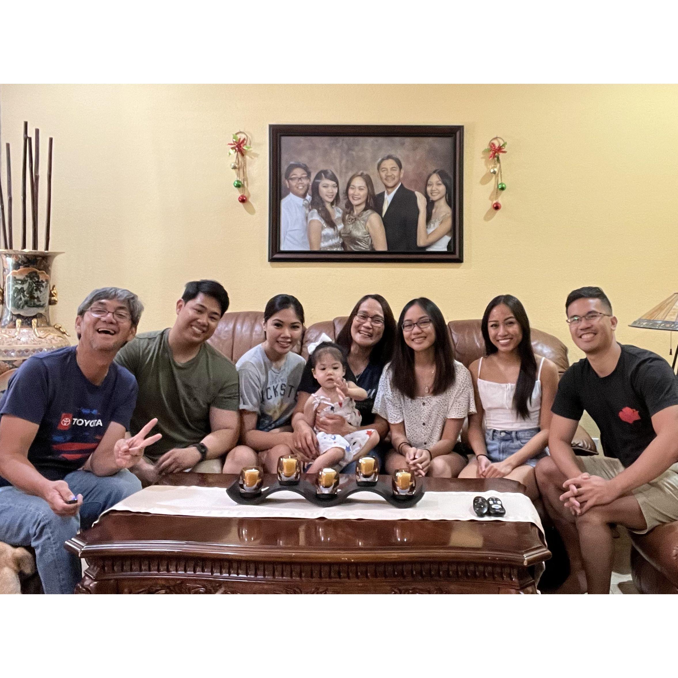 Summer 2022: Sabrina's family in Las Vegas