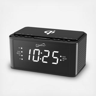 Clock Radio with Qi Wireless Charging