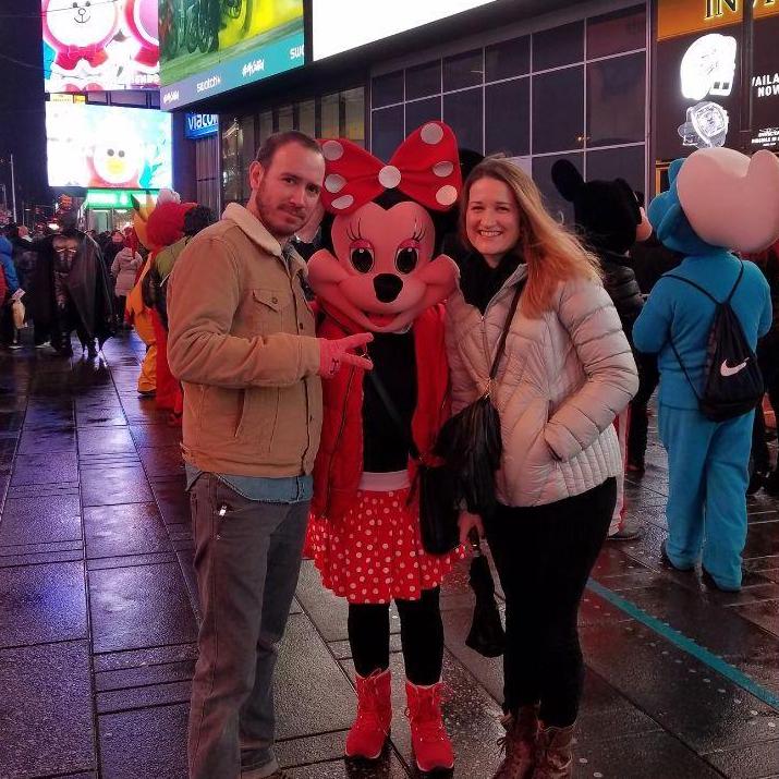 Times Square...so cold!