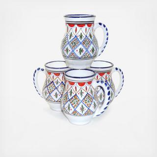 Tabarka Mug, Set of 4