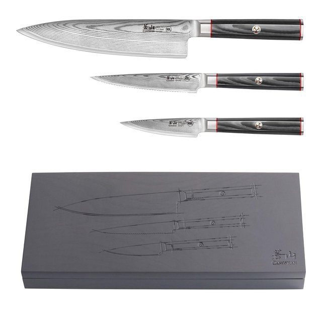 Cangshan YARI Series 3 Piece Starter Set with Ash Box