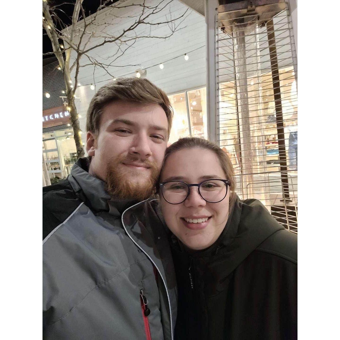 Our first selfie together