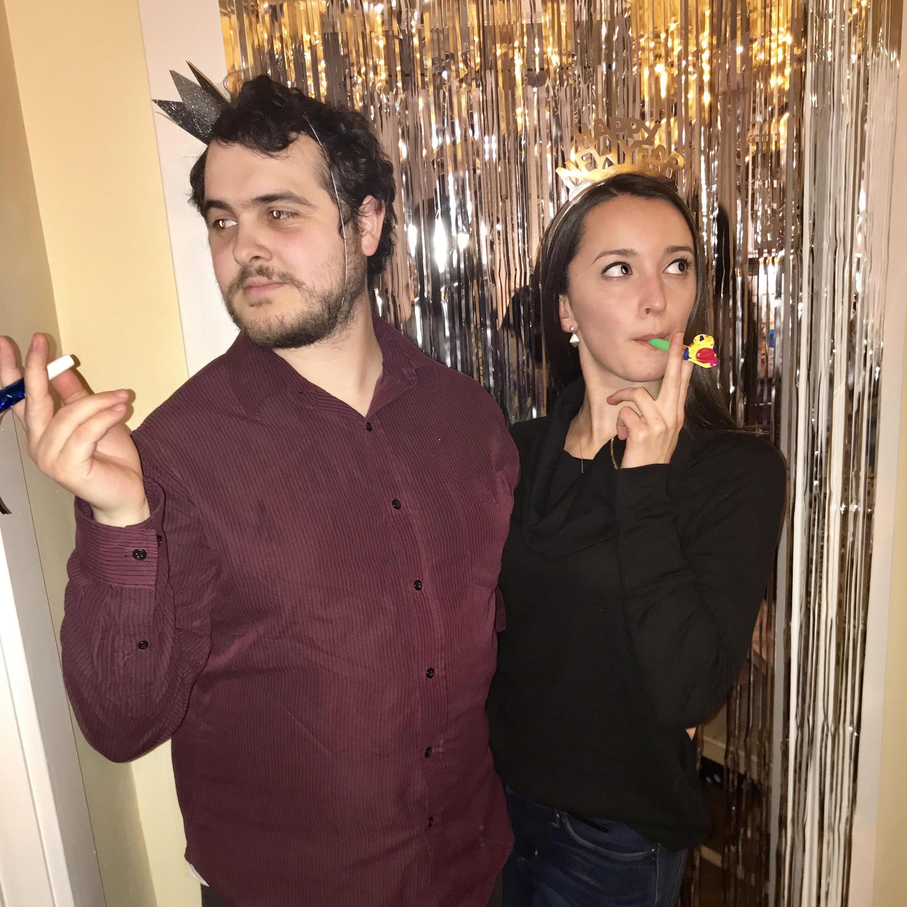 New year, new me. Featuring the Dave DeMateo-Basil Dixon Shirt. Also featuring Irene. All her clothes are unique.