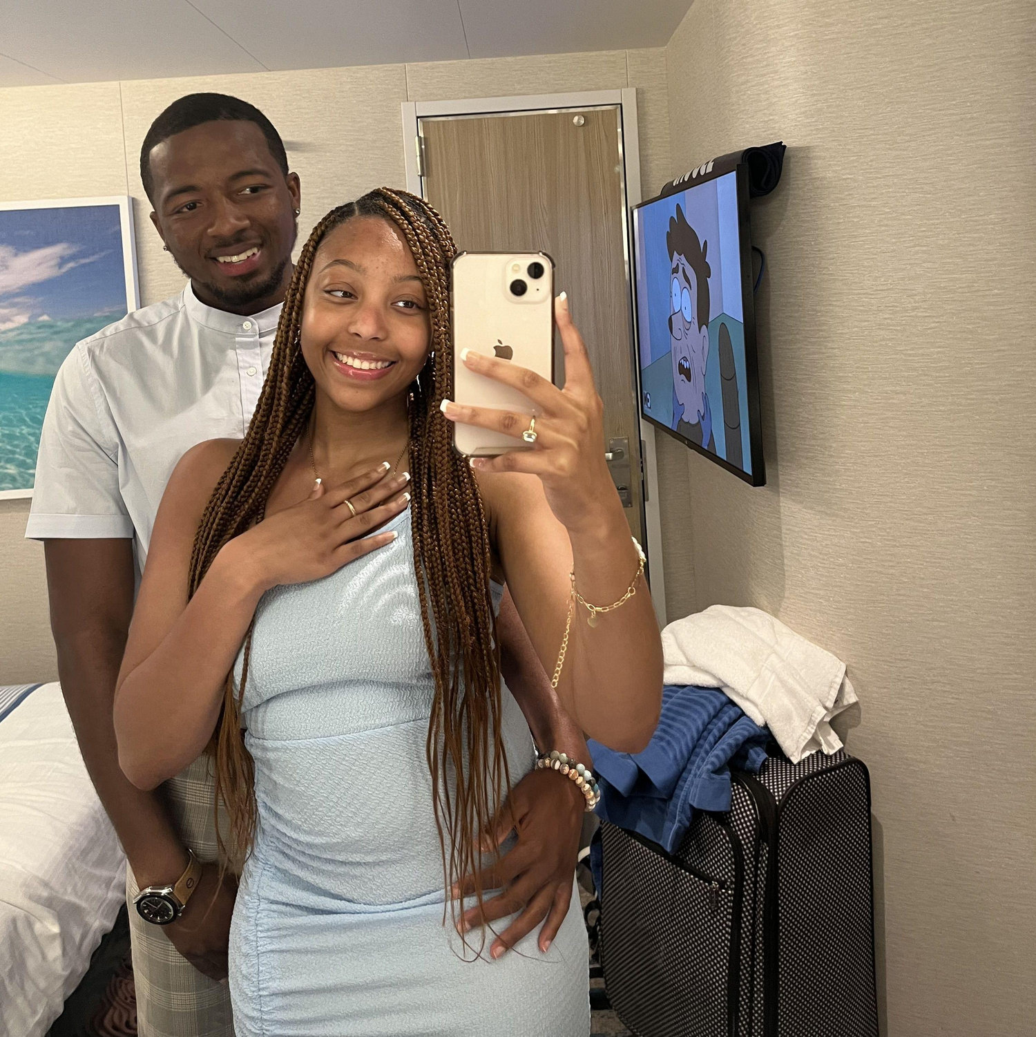 Our first cruise together, 2024