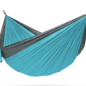DoubleOwl | Two-Person Camping Hammock - Blue/Gray Color