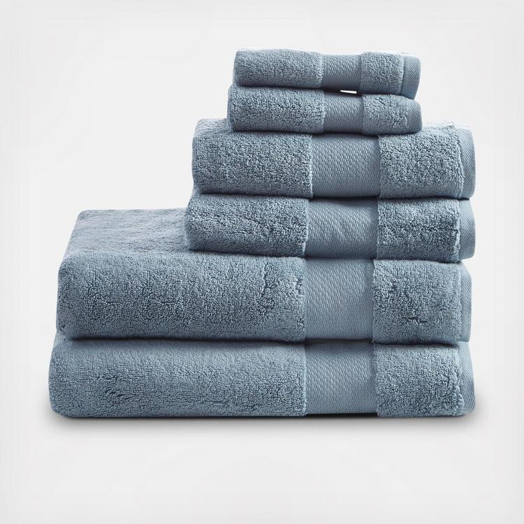 Madison Park, Signature Turkish Cotton 6-Piece Bath Towel Set | Zola