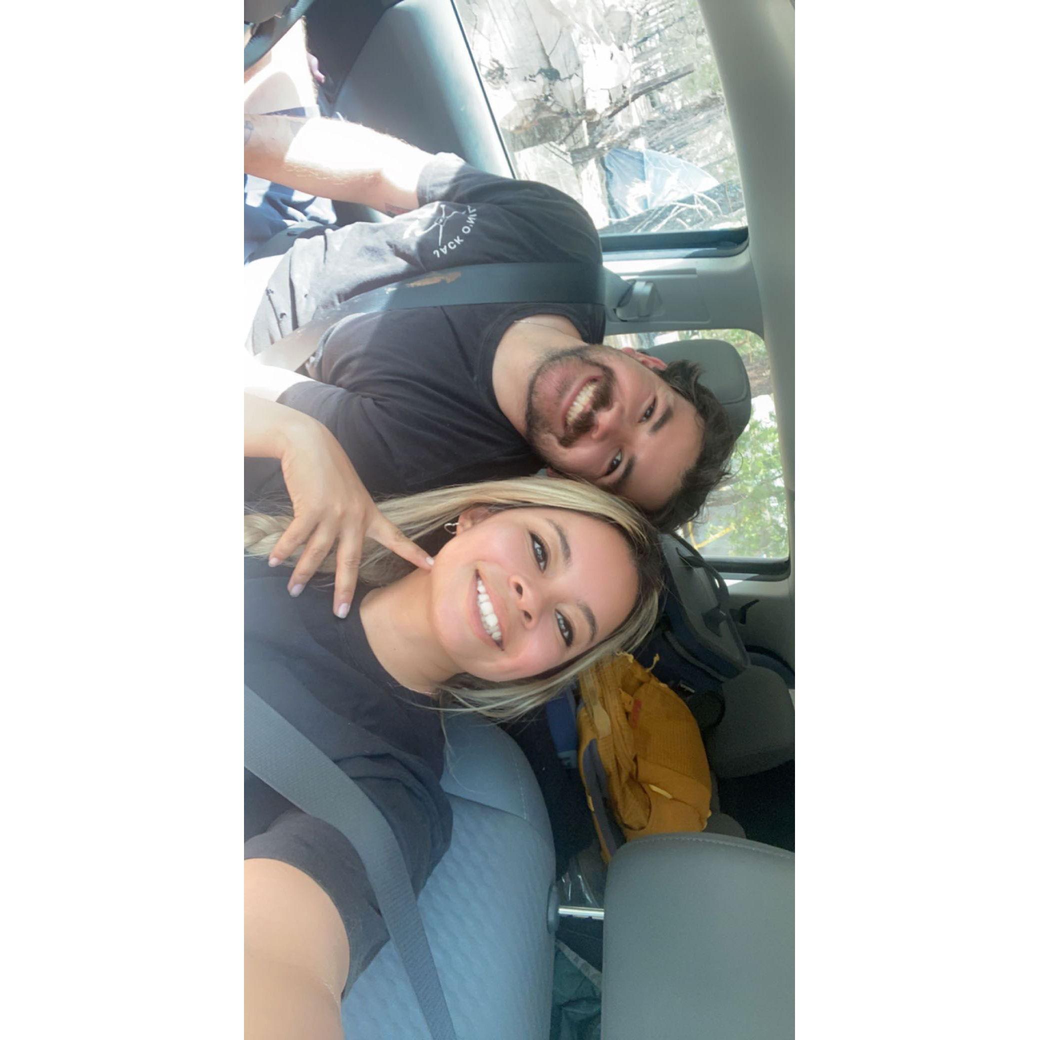 Before the ride home from camping🐻🌲 #wesurvived