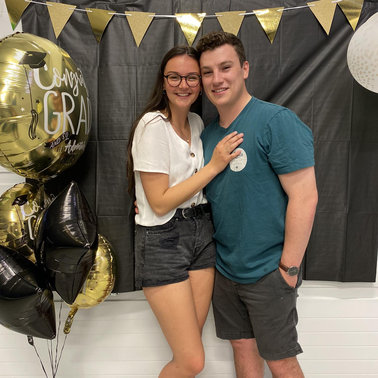 Andrew's surprise convocation party, Covid style! - June 2021