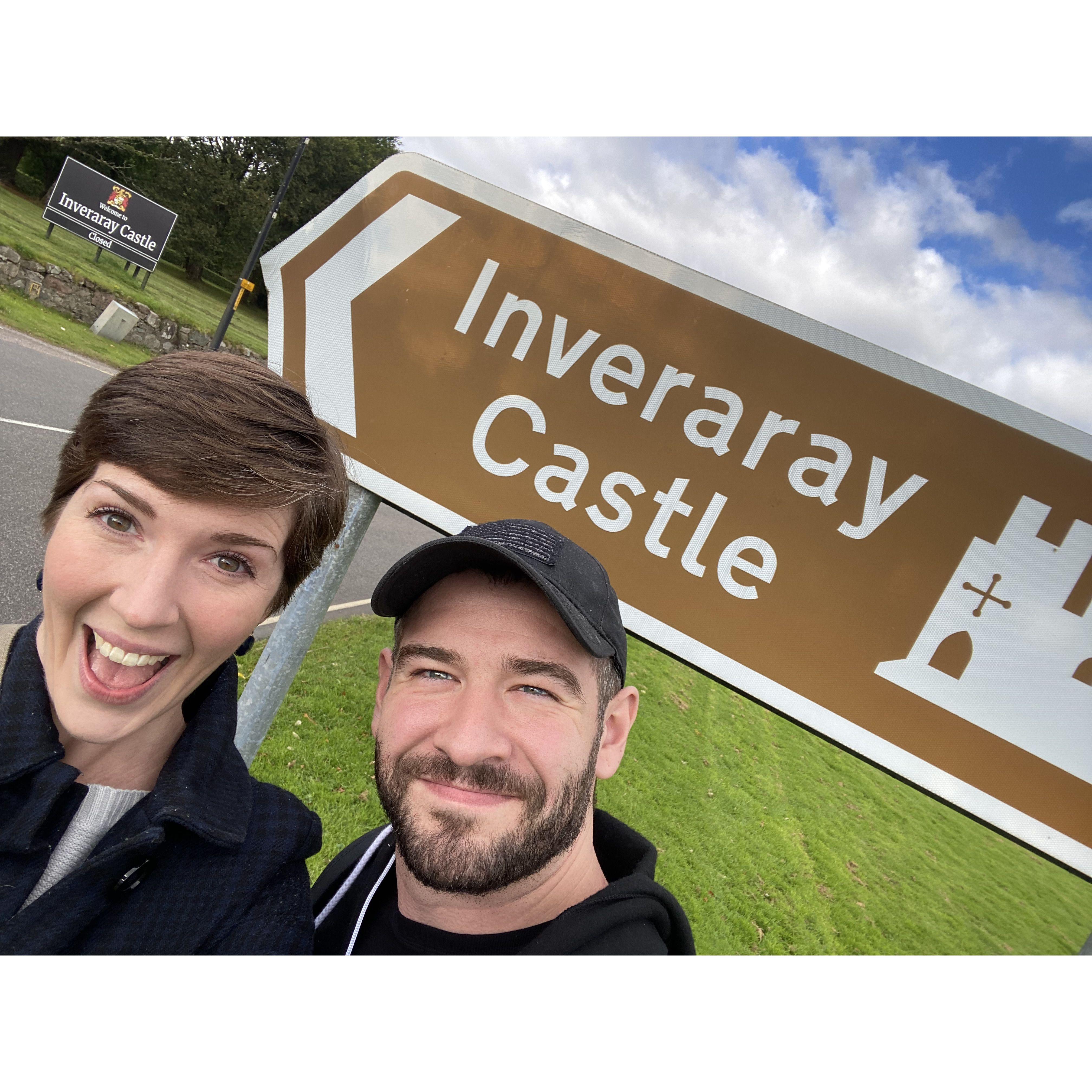 Our last picture together as boyfriend and girlfriend, before we became fiancés.