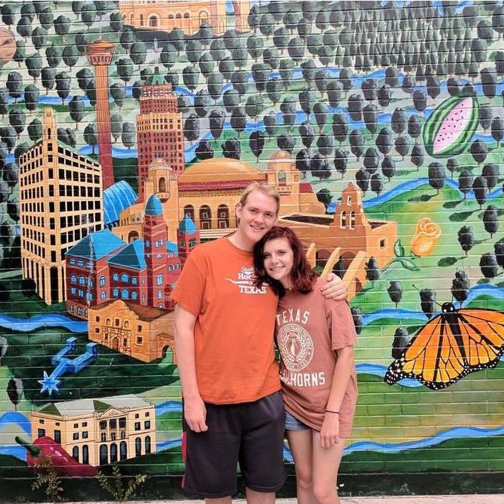 We were long distance for a year while Krista finished high school and Zach started his first year of college! This was one of the times, in Austin, we were able to see each other during that year!