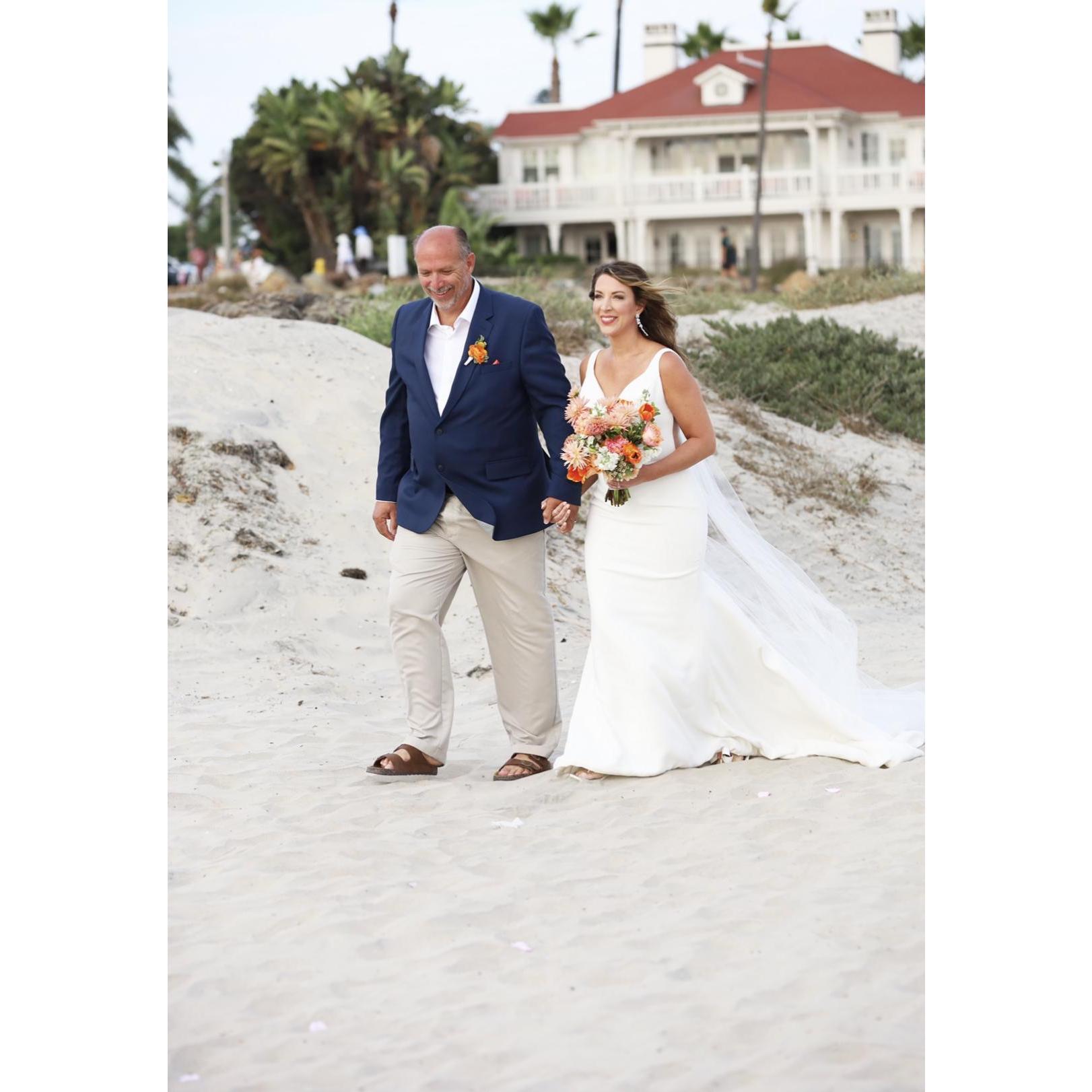Walking down the "aisle"