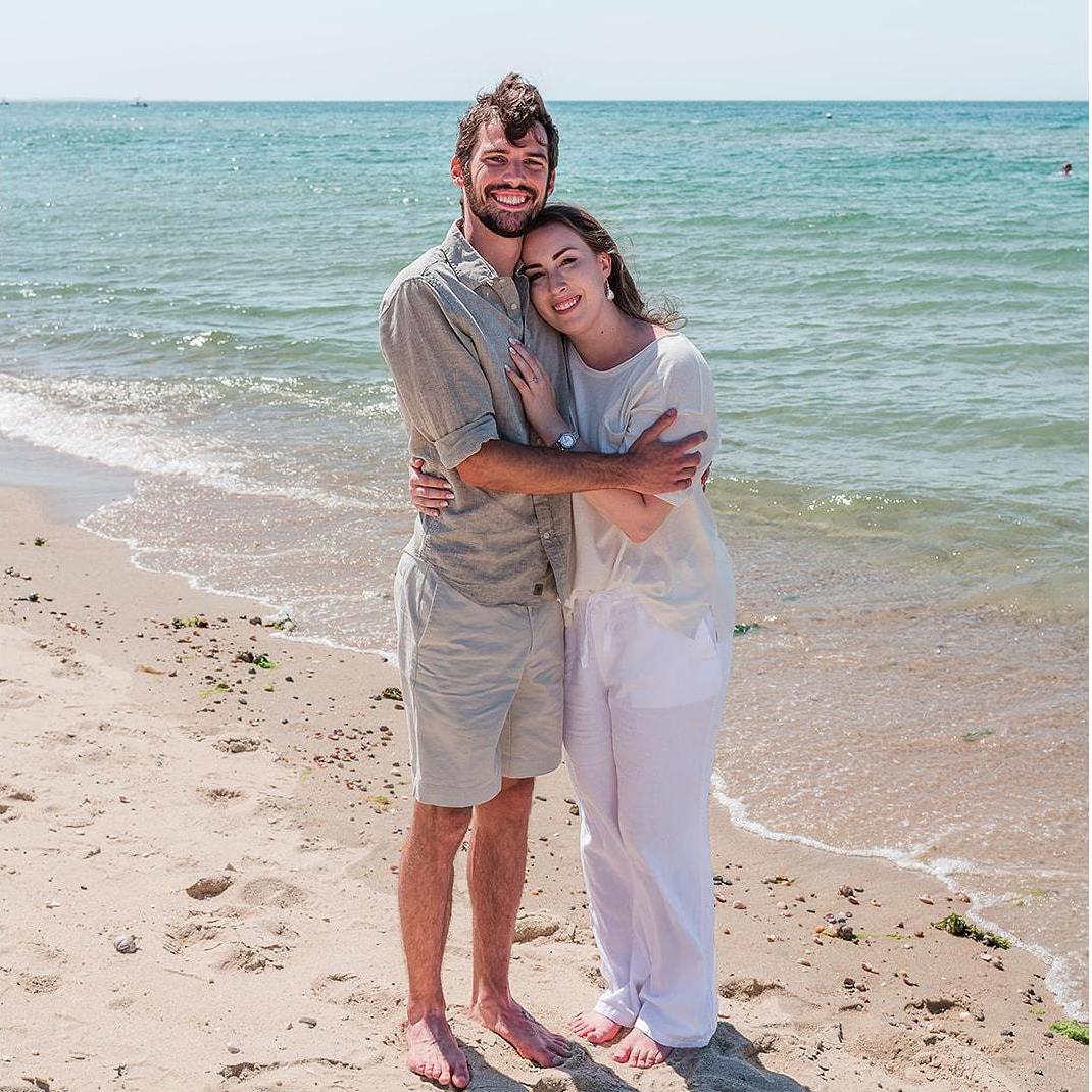 Our engagement on Nantucket island.