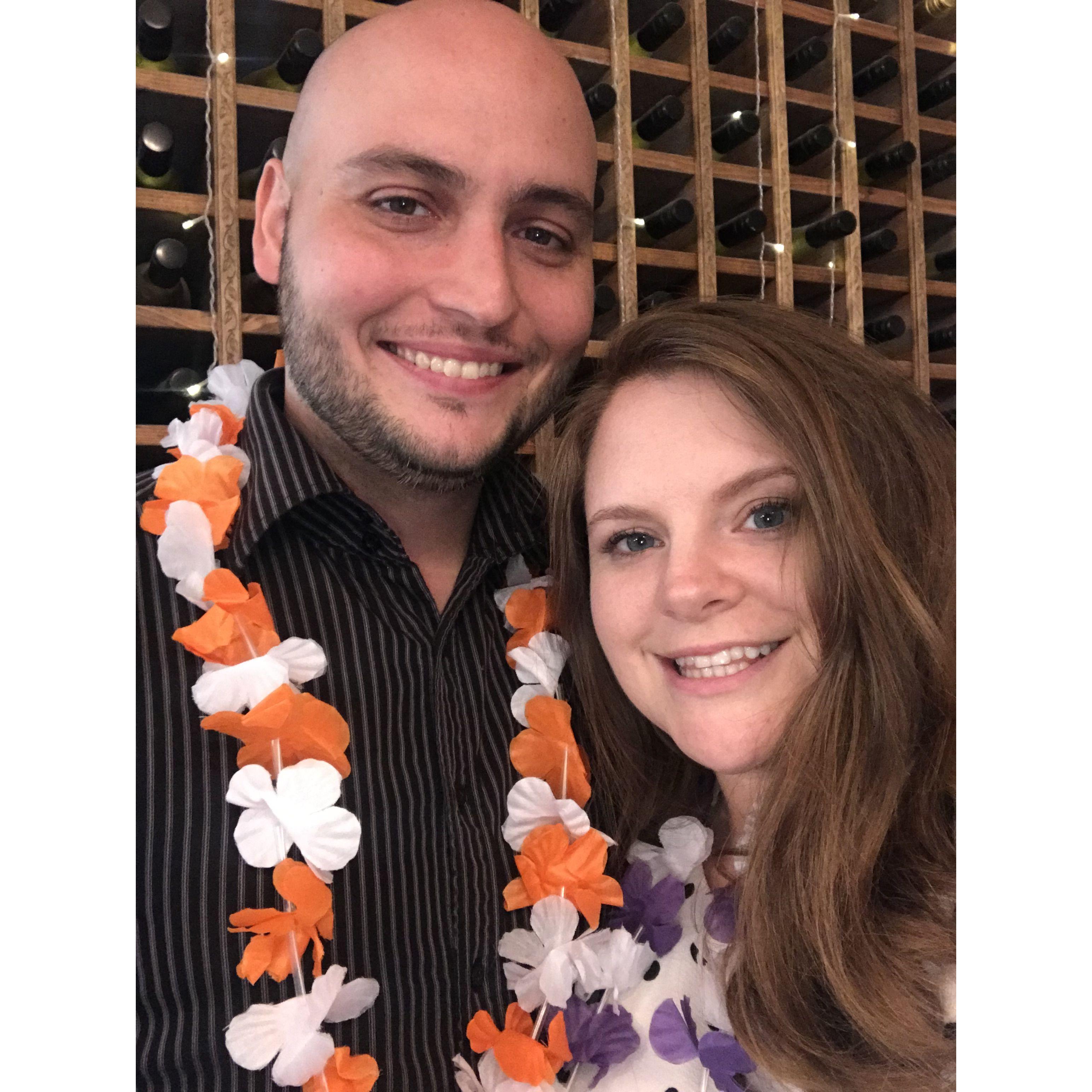 Celebrating at Sarah and Eric's reception