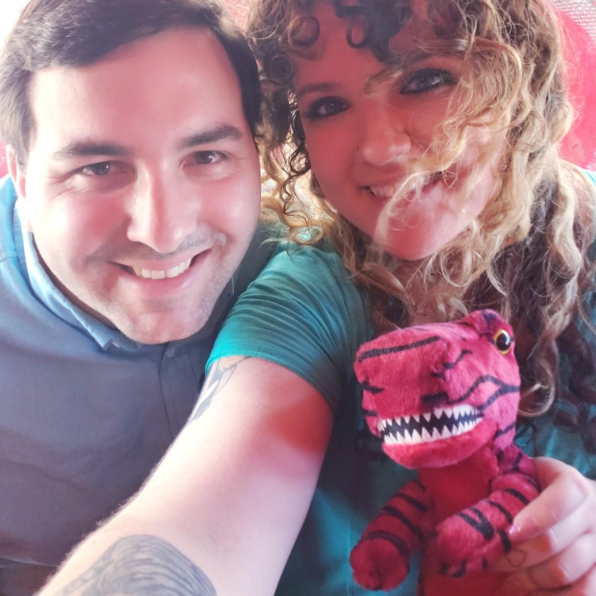 The first time we went down to socal together Garrison had to take me to the dinosaurs!!!