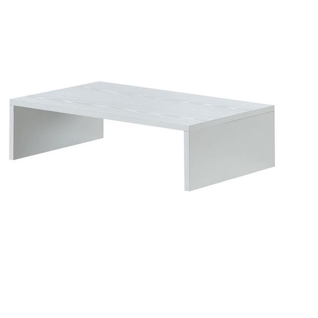 Designs2Go Small TV / Monitor Riser - White - Johar Furniture