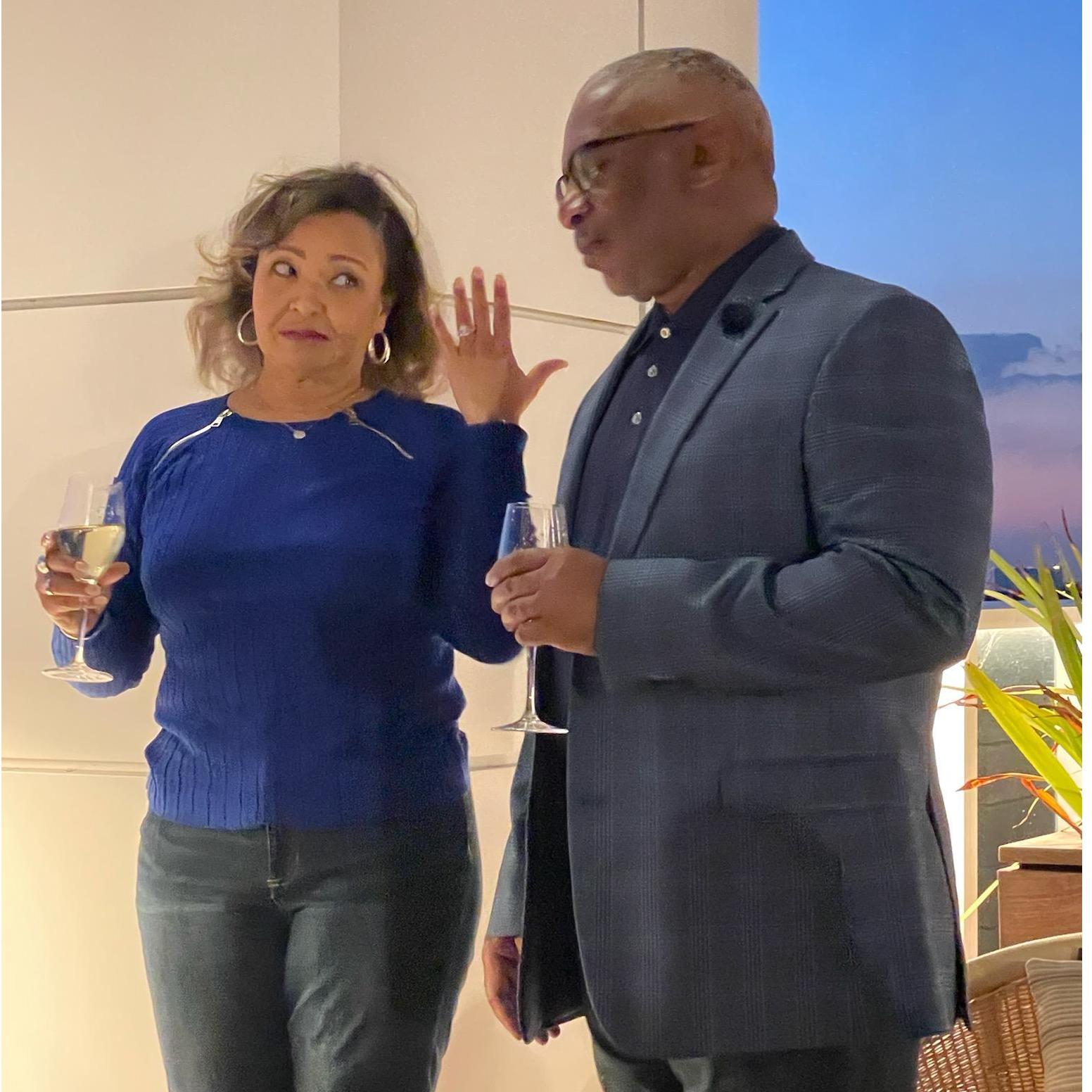 Basically, I said, "we's married nah!"