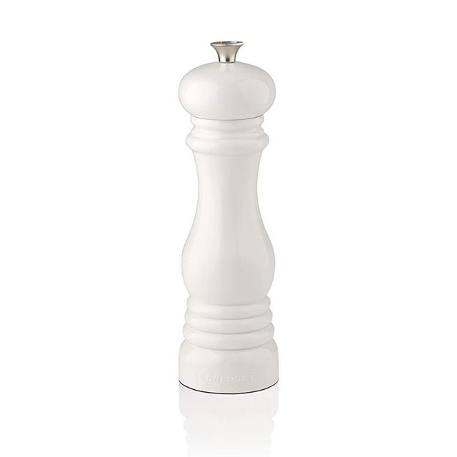 Le Creuset Pepper Mill, 8" x 2 1/2", White