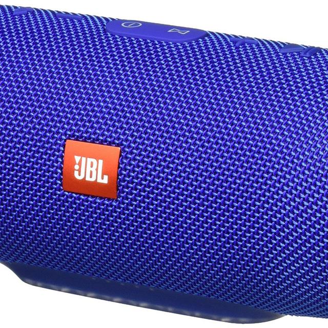 JBL Charge 3 Waterproof Portable Bluetooth Speaker (Blue)