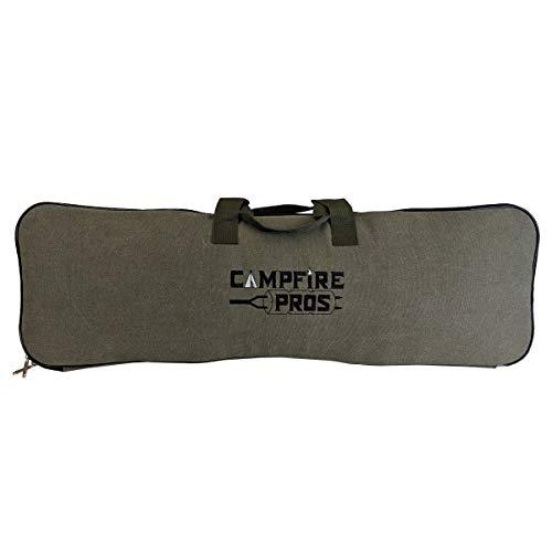 Deluxe Pie Iron Storage Bag, Padded With Straps, Fits Up To 4 Pie Irons. By Campfire Pros.