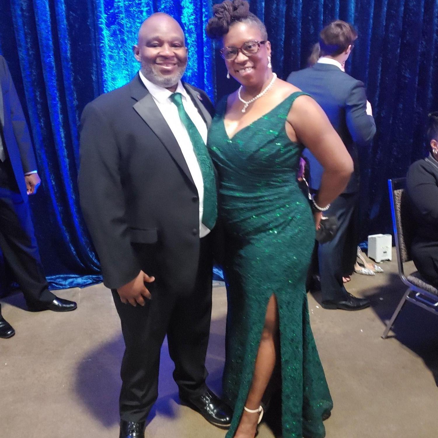 Stepping at the Governor's Ball in 2022