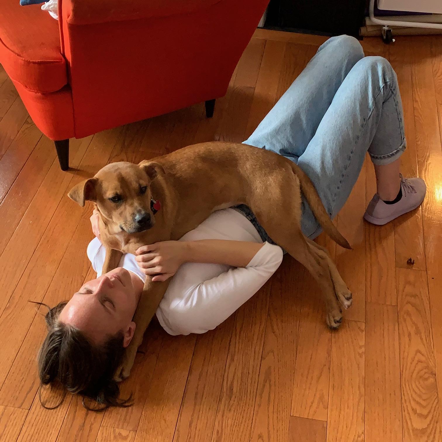 We adopted Basil in August! She was so tiny when we first got her, and she LOVES Heidi!