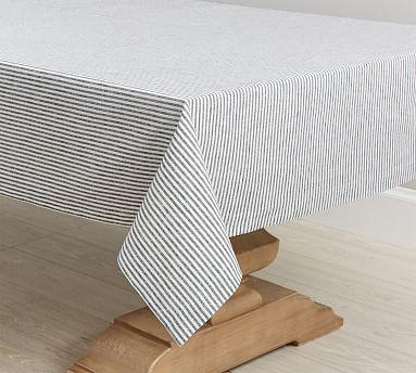 Wheaton Striped Linen/Cotton Tablecloth