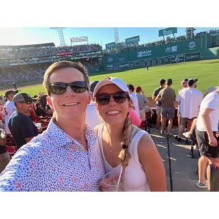 July 2022 - Enjoying Boston at a Red Sox game!