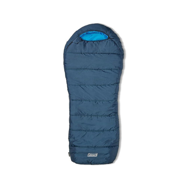 Coleman Tidelands Mummy Sleeping Bag, Cool-Weather 30°F/40°F/50°F Camping Sleeping Bag for Adults with Insulation, Heat Retention, and Easy-Zip, Big & Tall