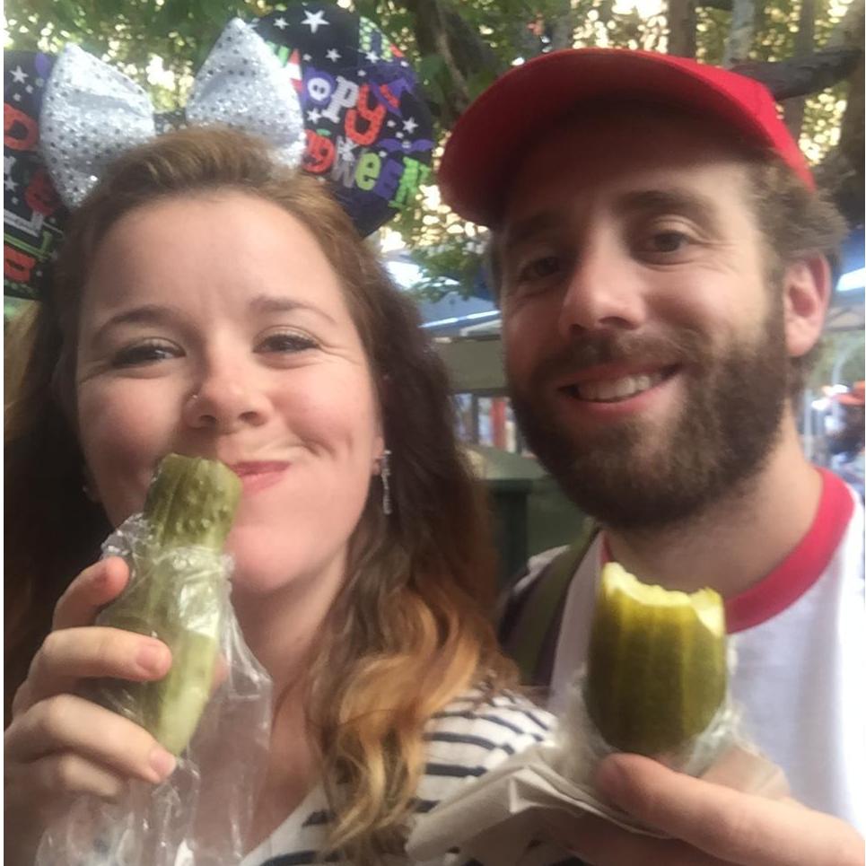 When you go to Disneyland. You MUST get a giant pickle to complete your experience. October 2017.