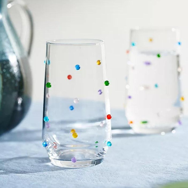 Confetti Highball Glasses, Set of 2