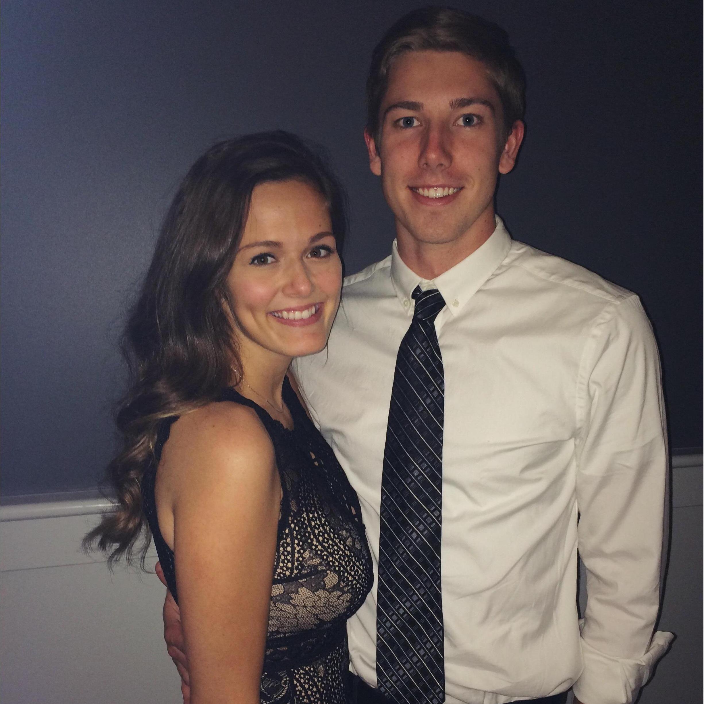 2017 Our first formal event together - danced all night :)